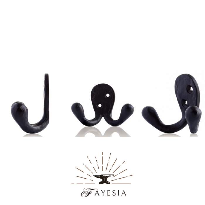 Fayesia - Wall Hook - 6 Pack - Double Prong