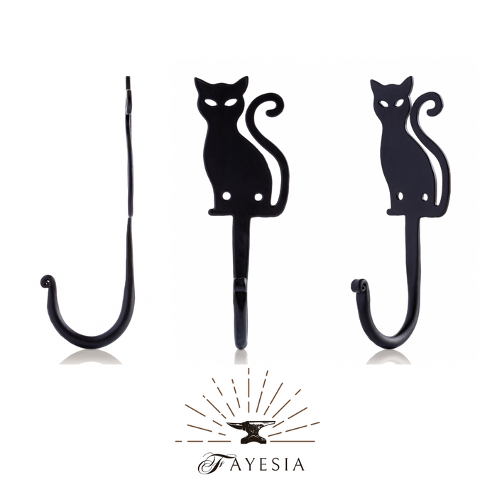 Fayesia - Wall Hook - 3 Pack - Cat