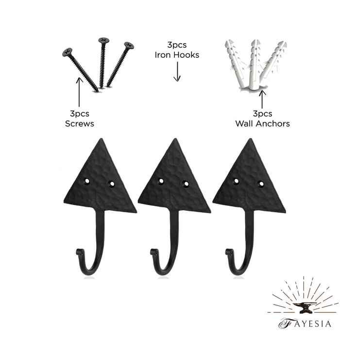 Fayesia - Wall Hook - 3 Pack - Umbrella